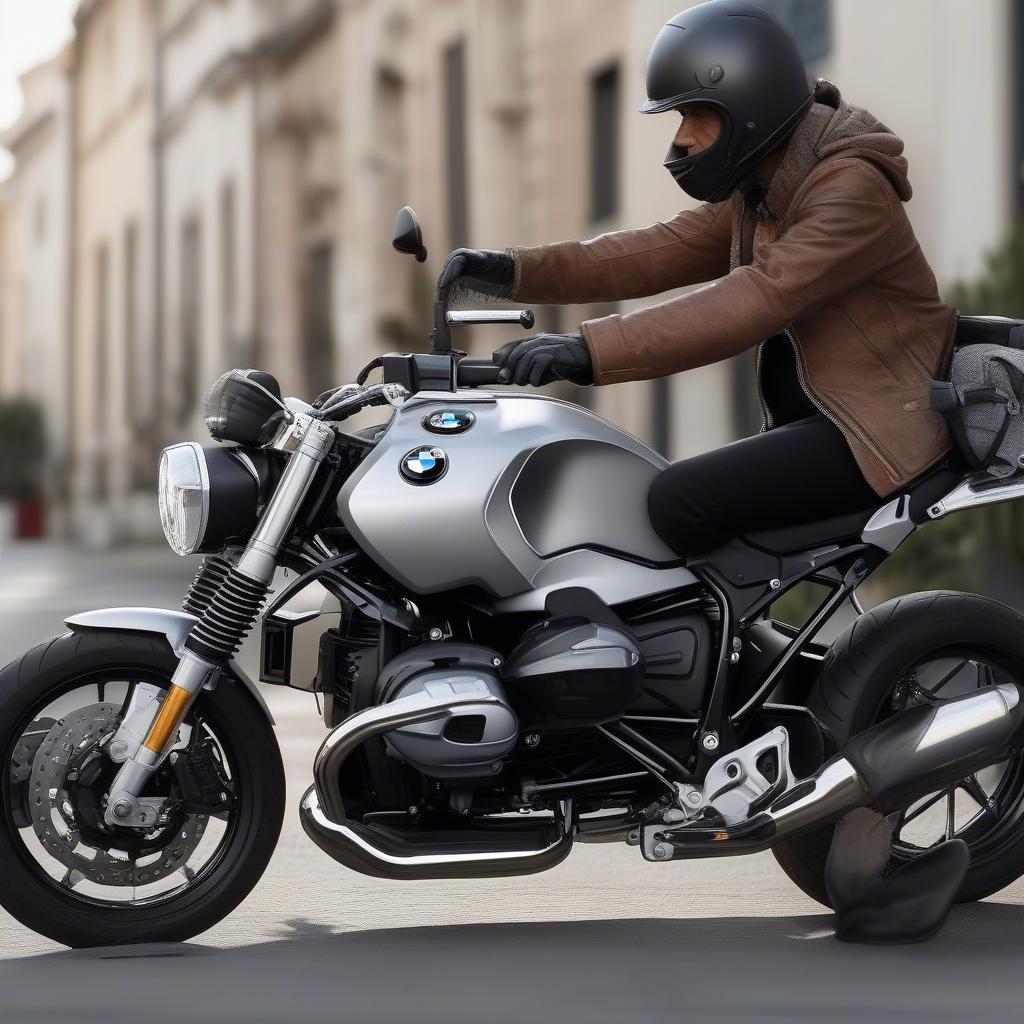 BMW R Nine T Tương Tác Người Lái