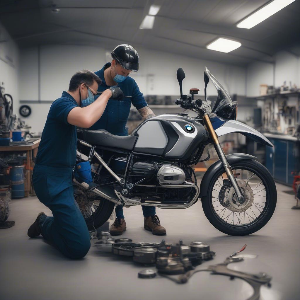 BMW R1 bảo dưỡng và sửa chữa