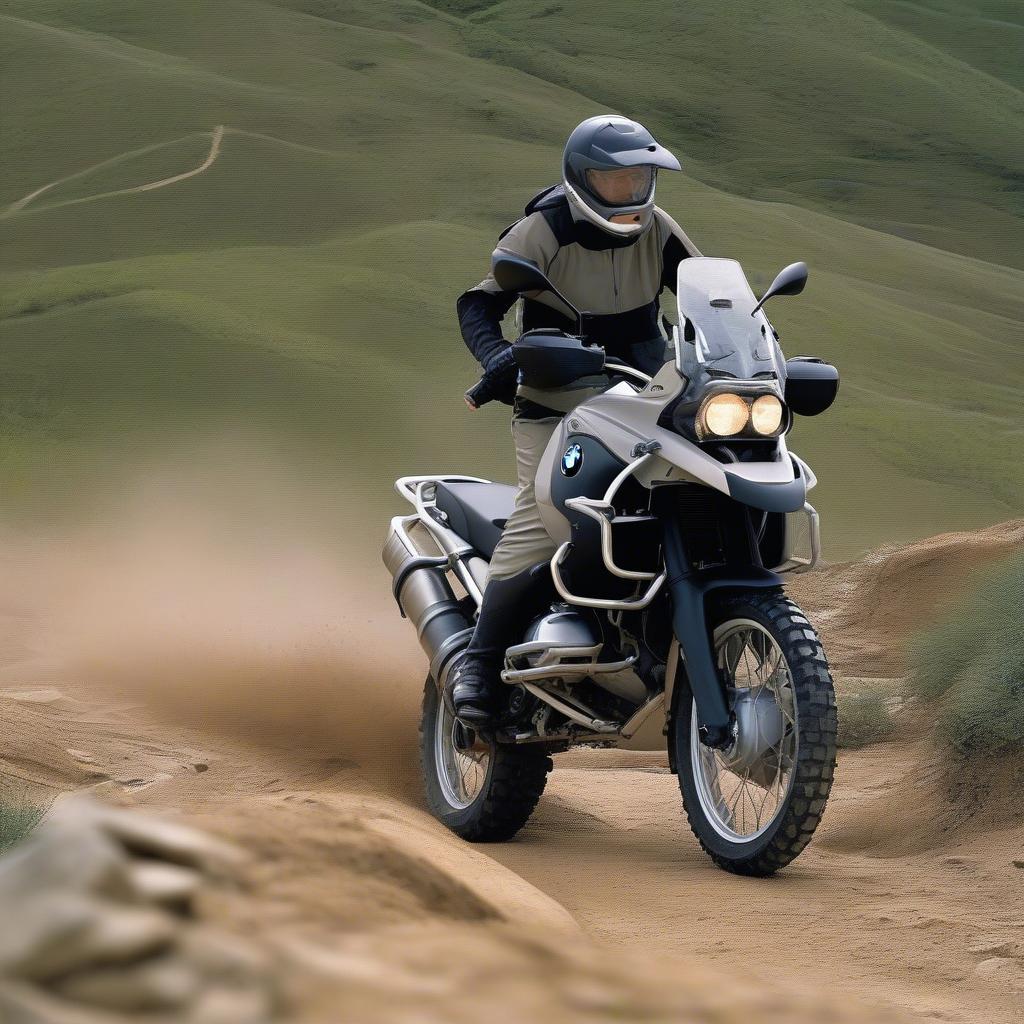 BMW R1100GS chinh phục địa hình offroad