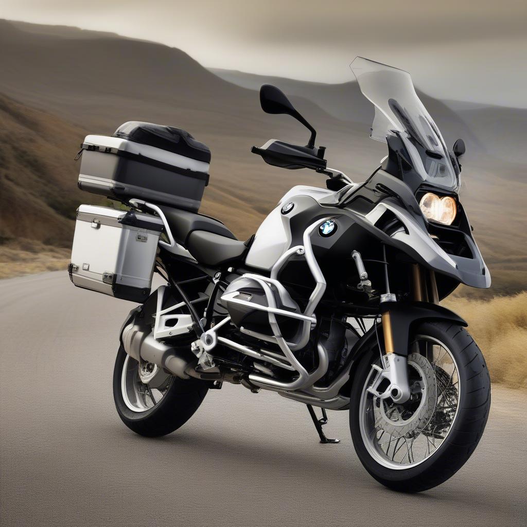 BMW R1200 GSA trên đường trường