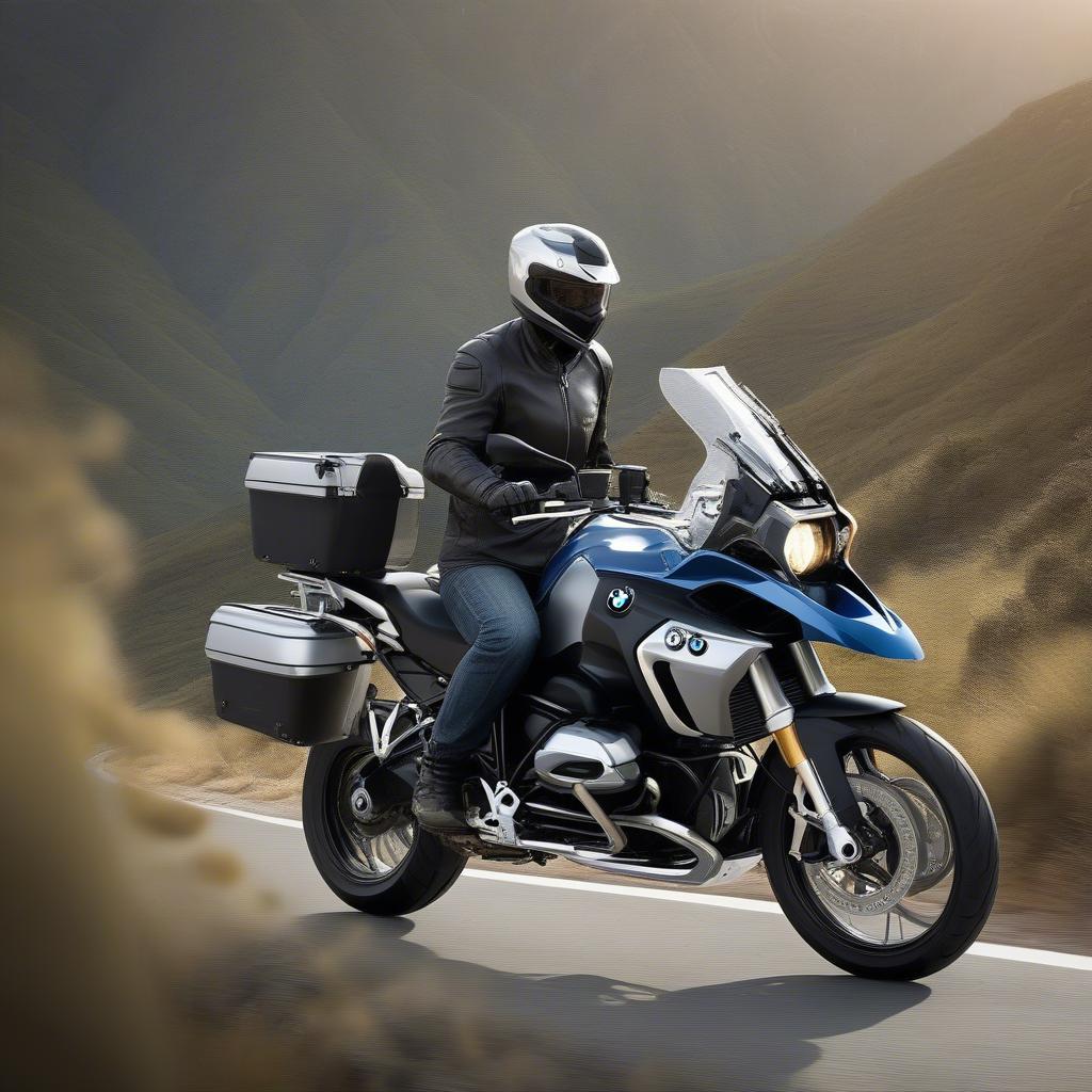 BMW R1200 Mạnh Mẽ Trên Cung Đường