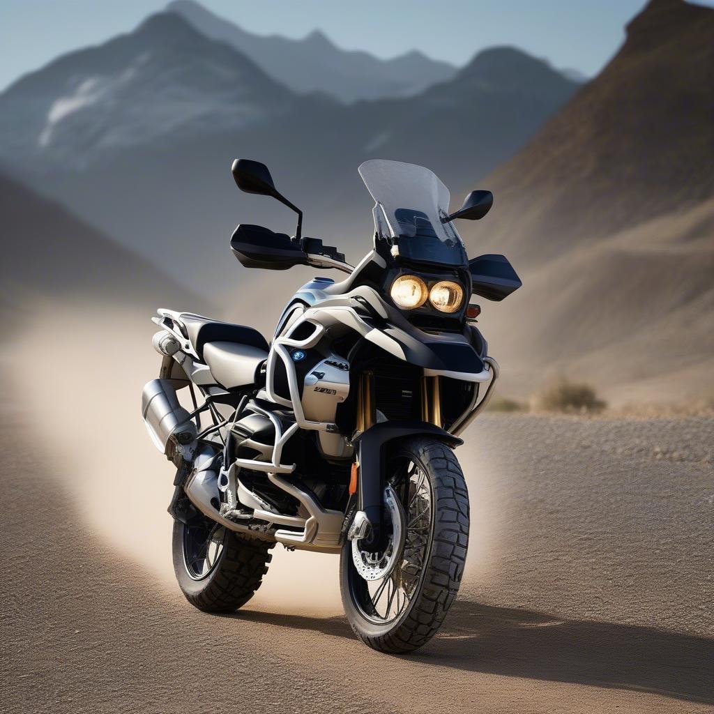 BMW R1200GS Black Mạnh Mẽ Phong Cách