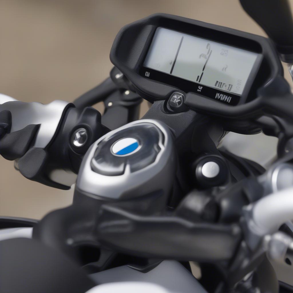 BMW R1200GS Close-up Handlebar