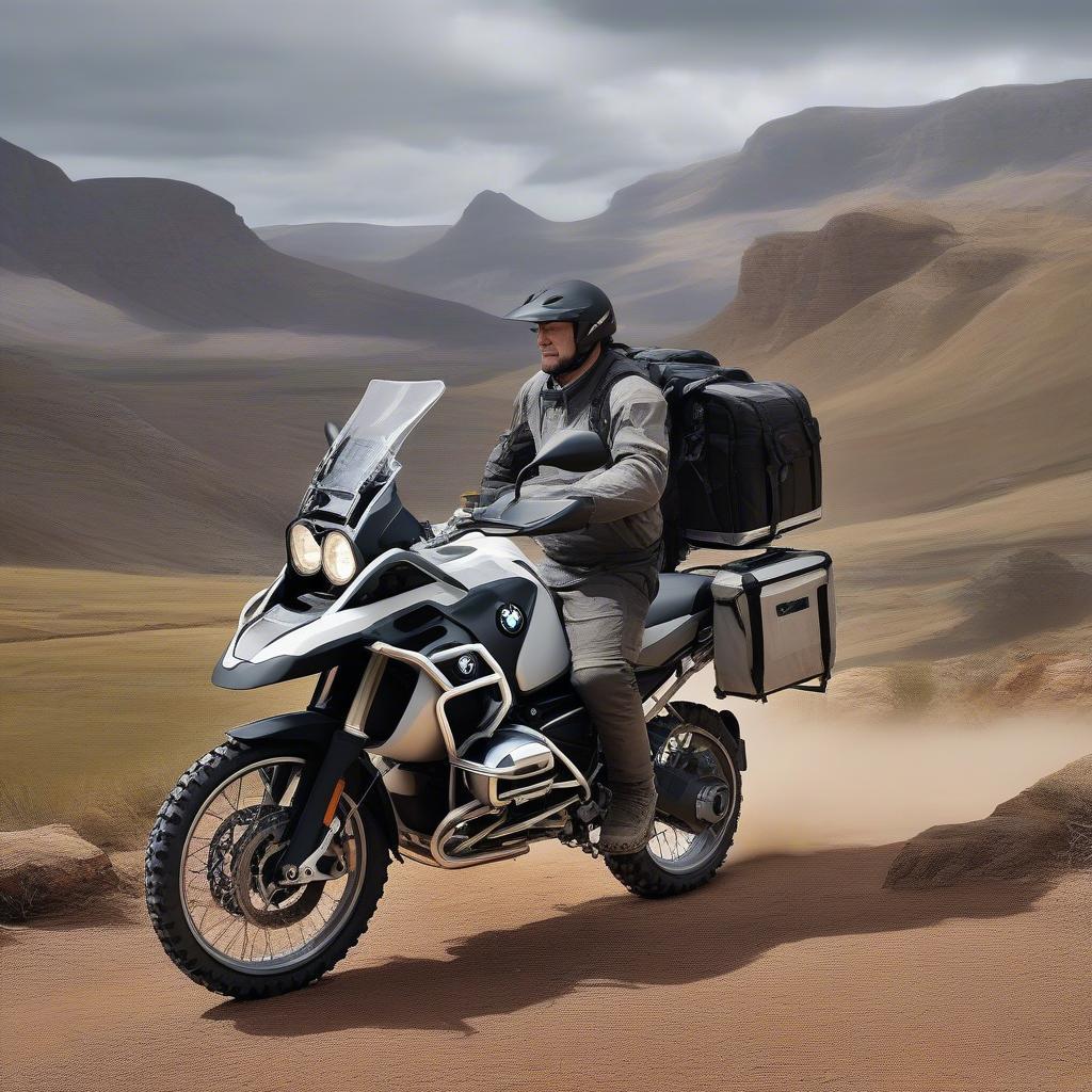 BMW R1200GSA chinh phục địa hình