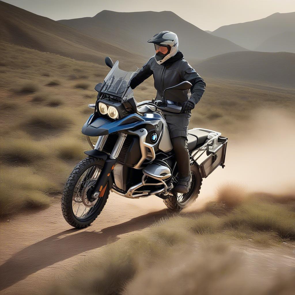 BMW R1250 chinh phục địa hình off-road