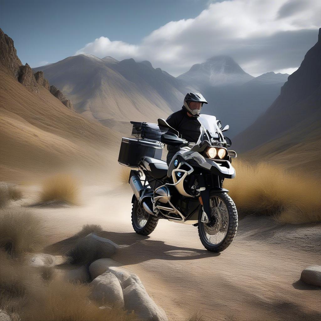 BMW R1250GS Adventure chinh phục địa hình offroad