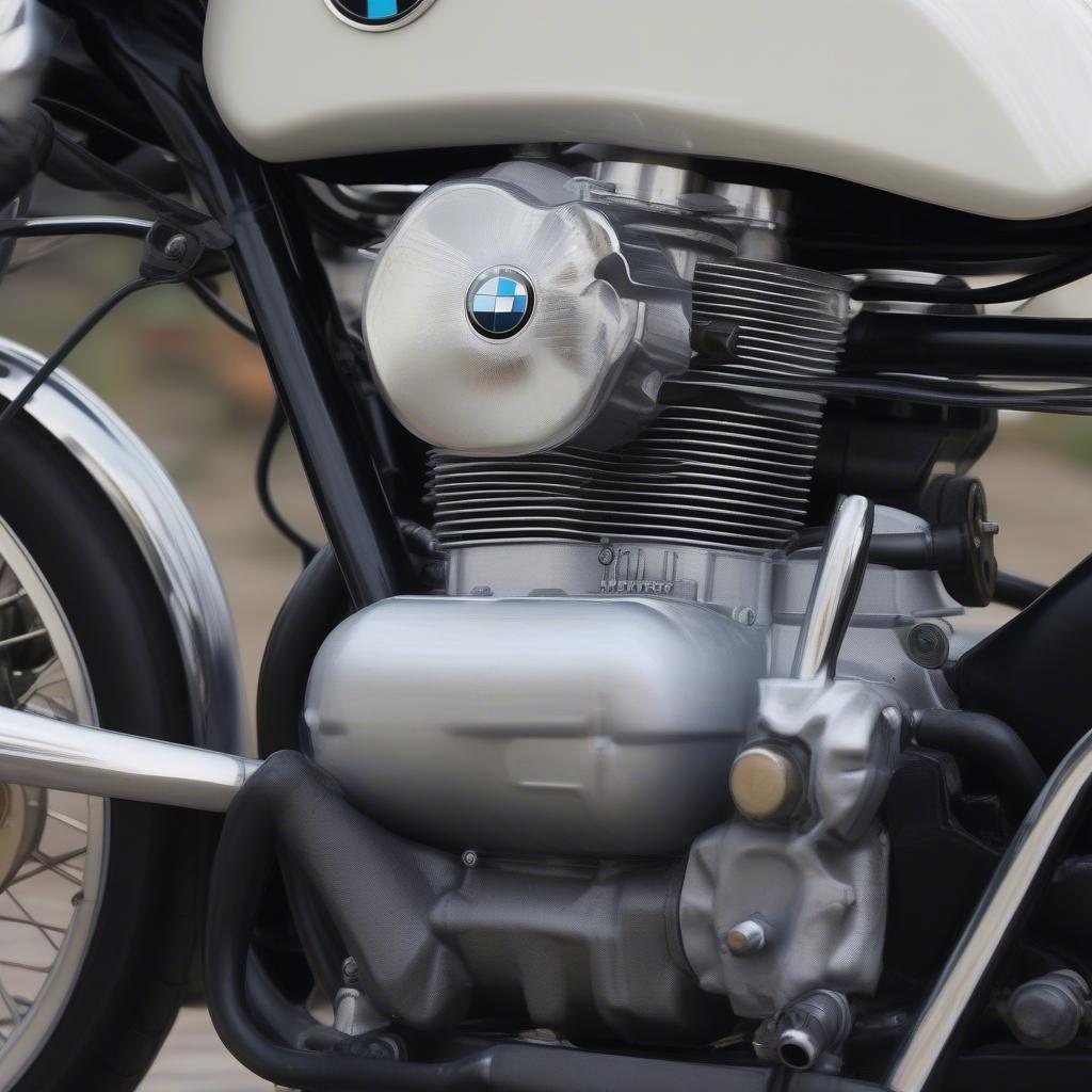 Động cơ mạnh mẽ của BMW R50 1960