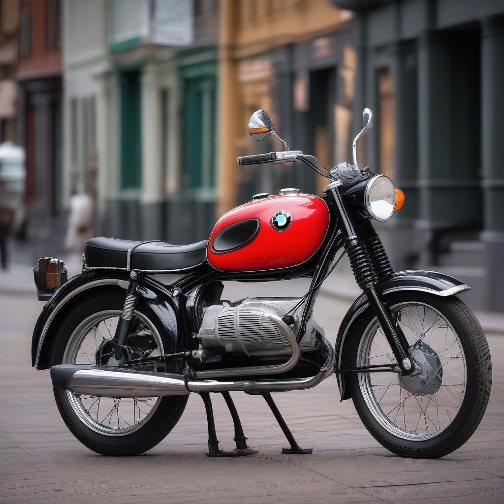 BMW R50 1960 trên đường phố