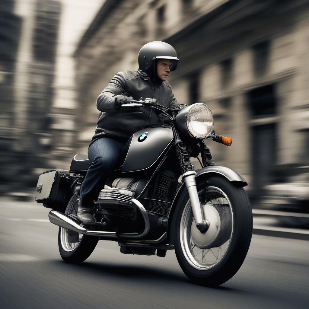 BMW R75 Shark Trên Đường Phố