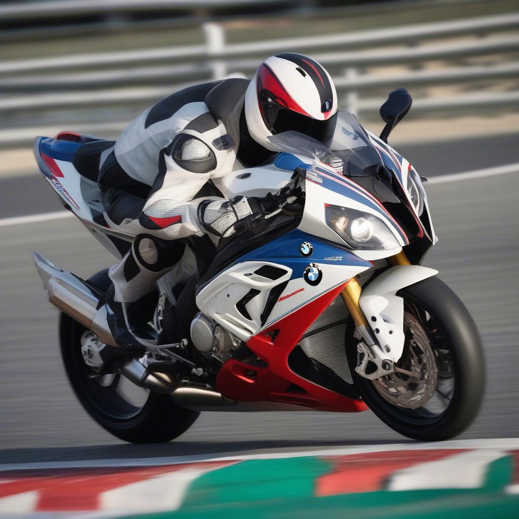 BMW S 1000 RR trên đường đua