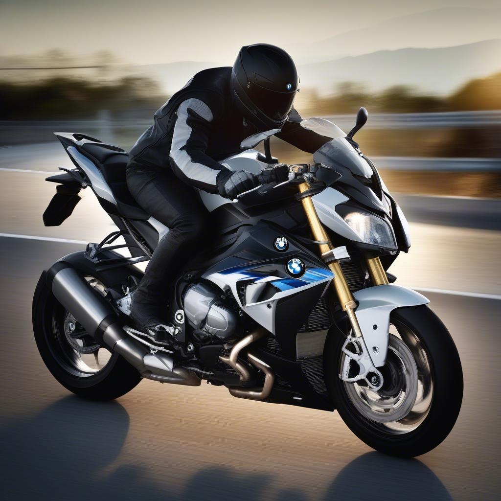 BMW S1000R 2014 chạy tốc độ cao