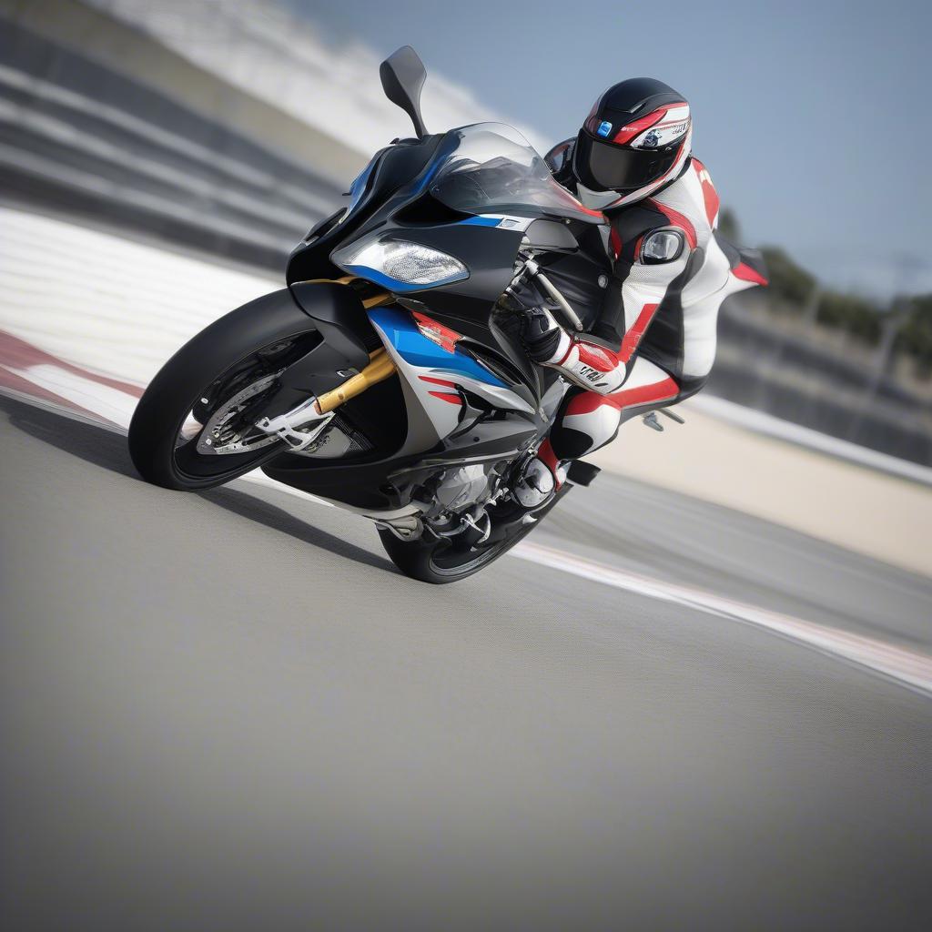 BMW S1000RR 2017 vào cua