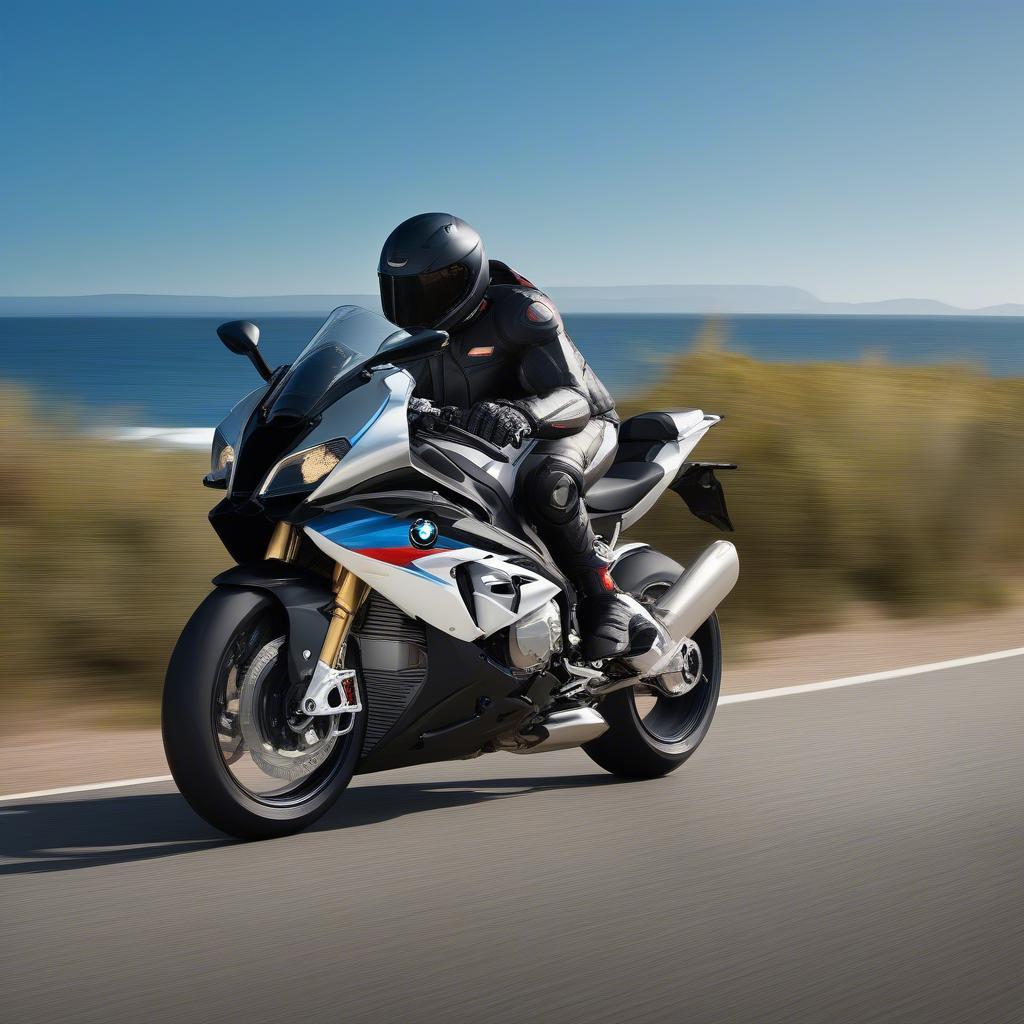 BMW S1000RR 2019 Đen trên đường phố