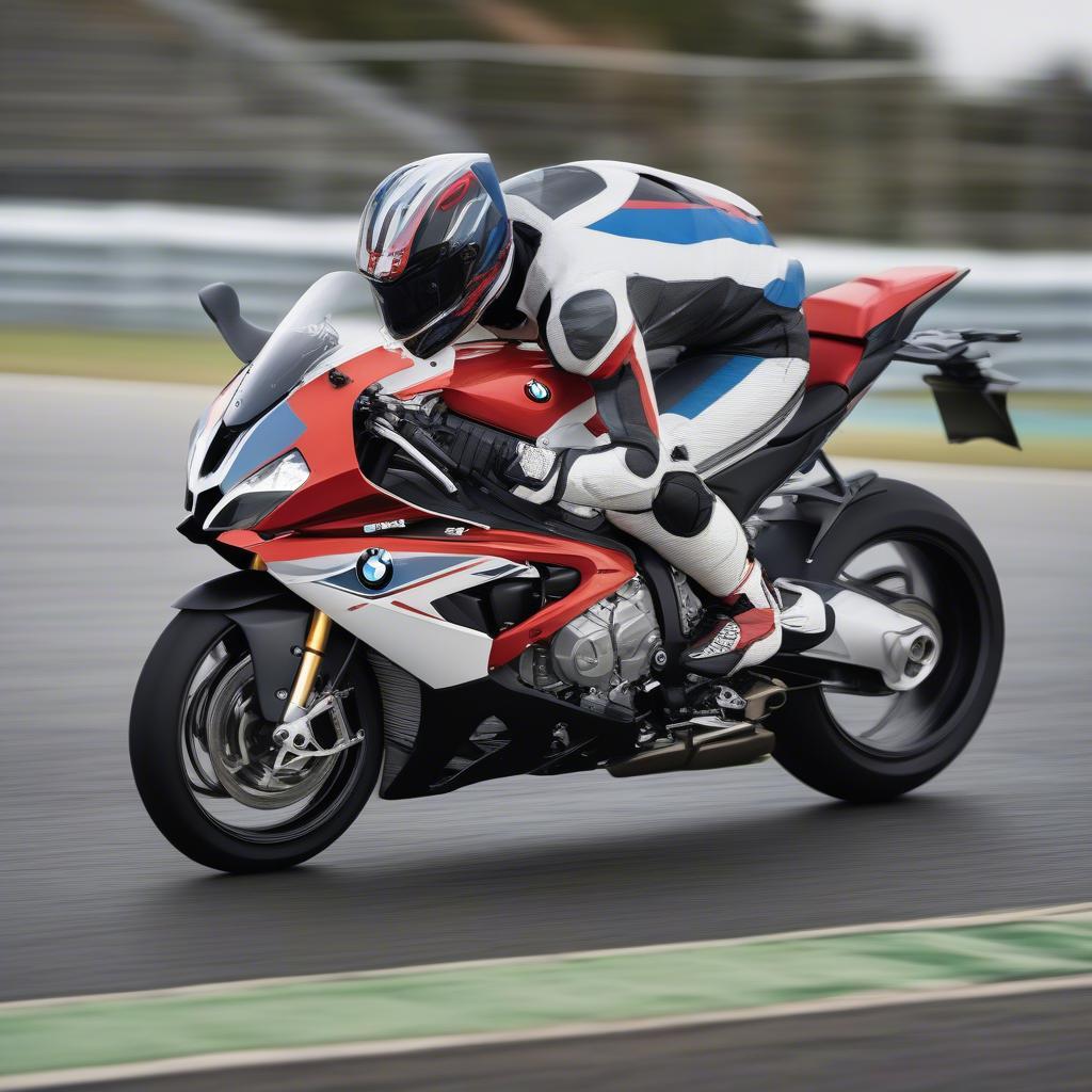 BMW S1000RR 2019 on Racing Track