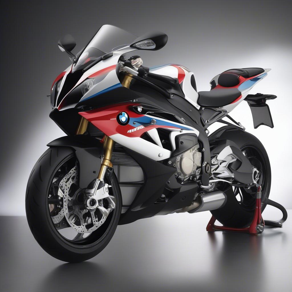 BMW S1000RR với hệ thống ống xả Akrapovic Evolution Line