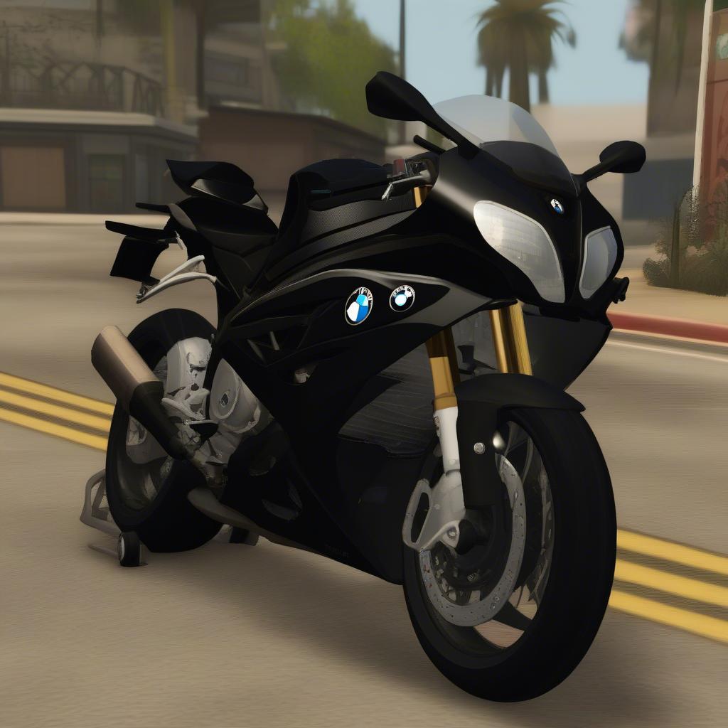 BMW S1000RR Black Độ trong GTA San