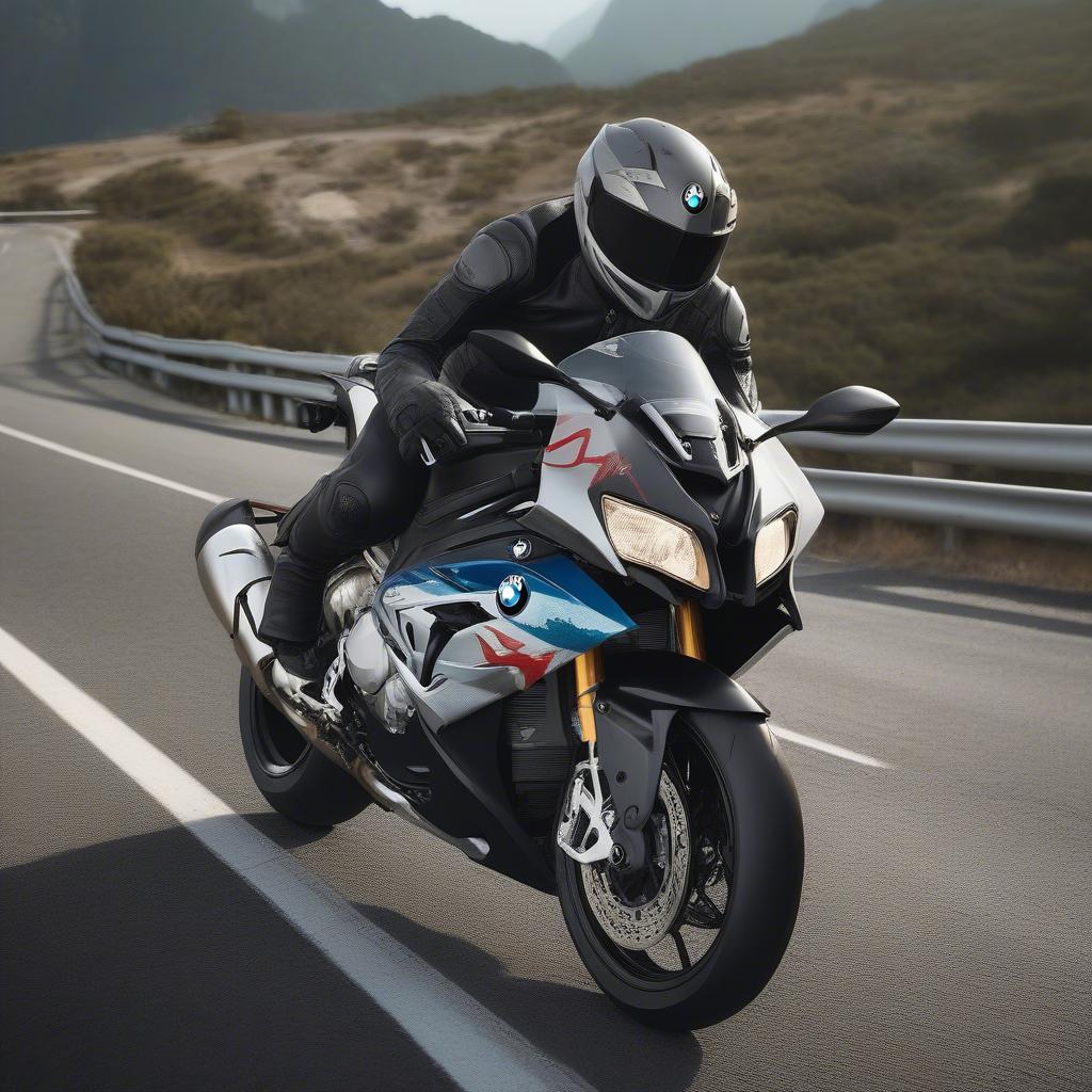 BMW S1000RR dàn áo cá mập cá tính mạnh mẽ