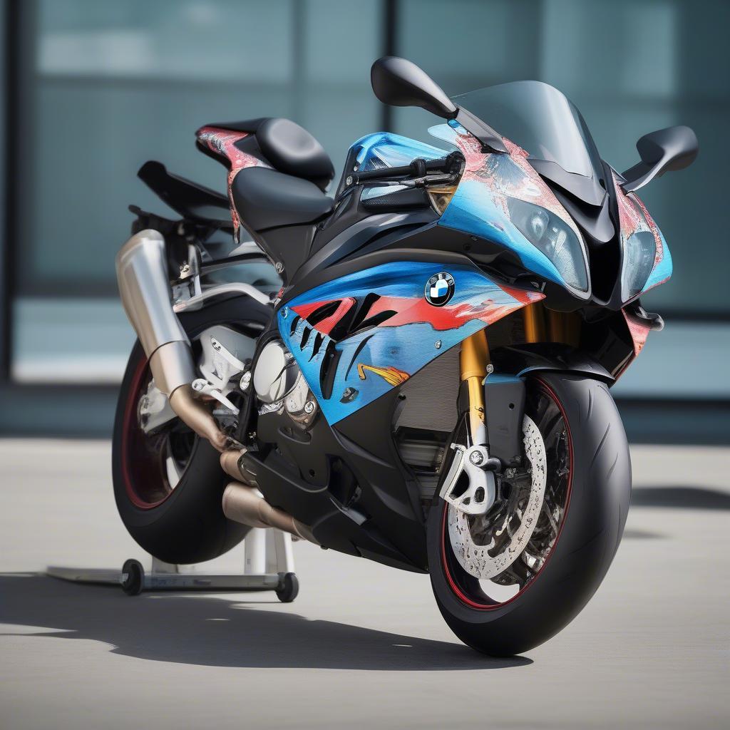 BMW S1000RR dàn áo cá mập thiết kế độc đáo