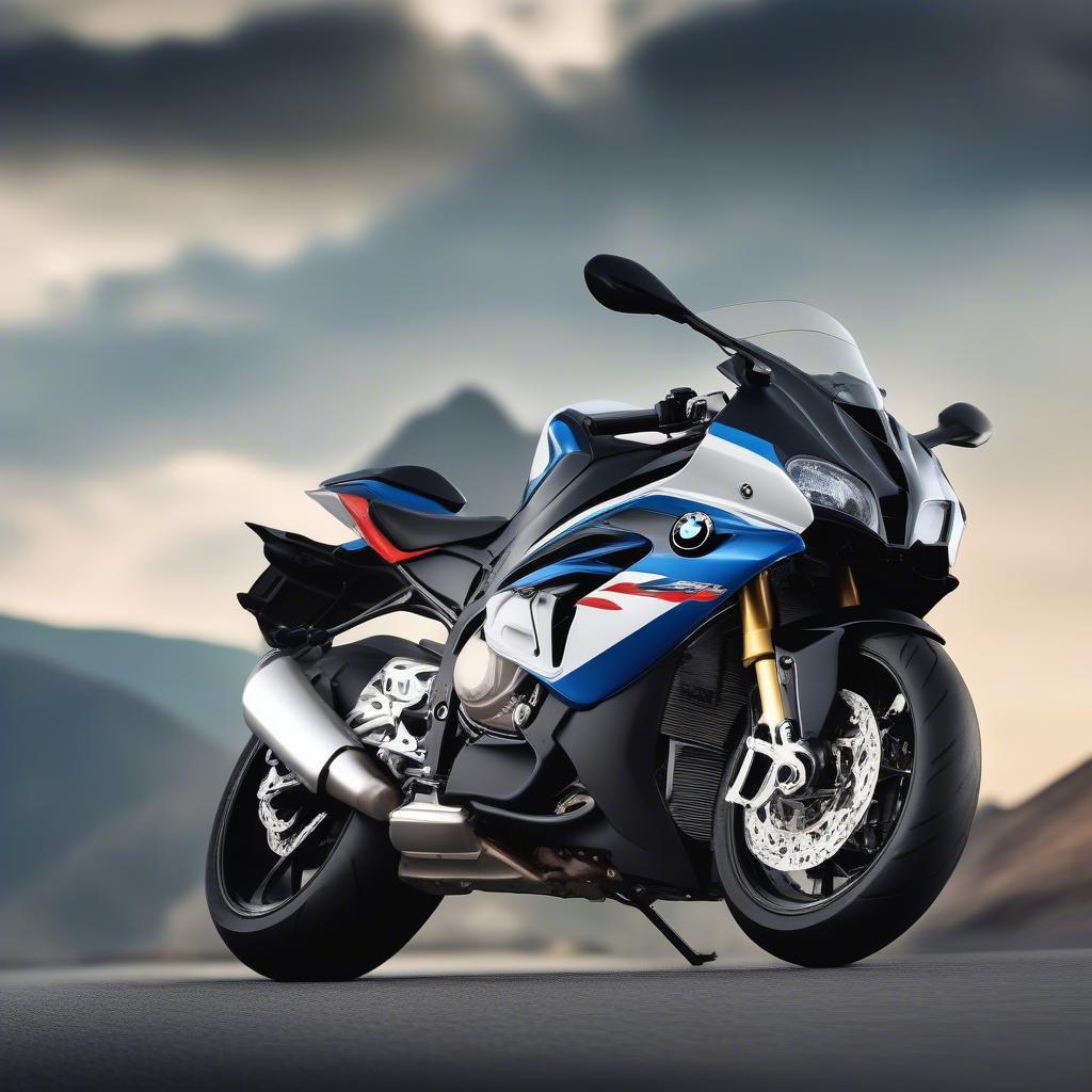 BMW S1000RR desktop background tốc độ