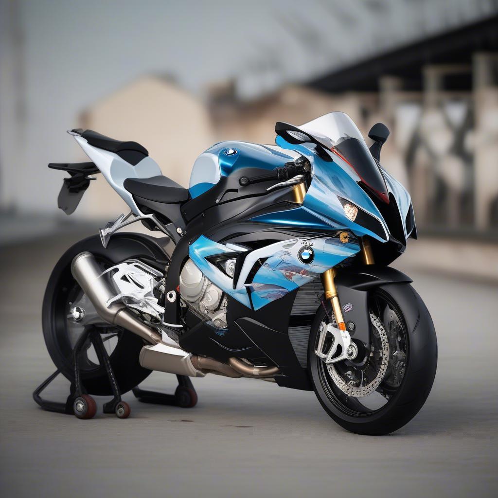 BMW S1000RR Độ Tem Cá Tính