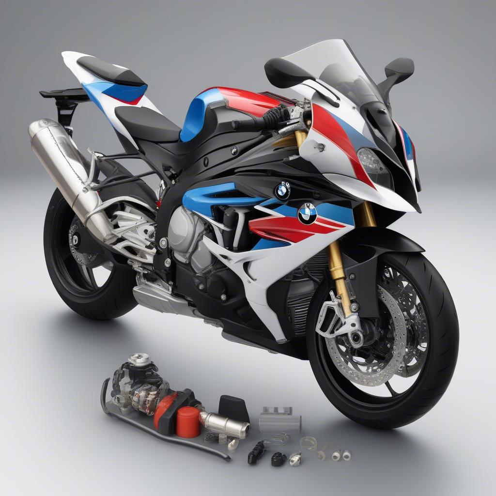 Động cơ mạnh mẽ và công nghệ tiên tiến của BMW S1000RR