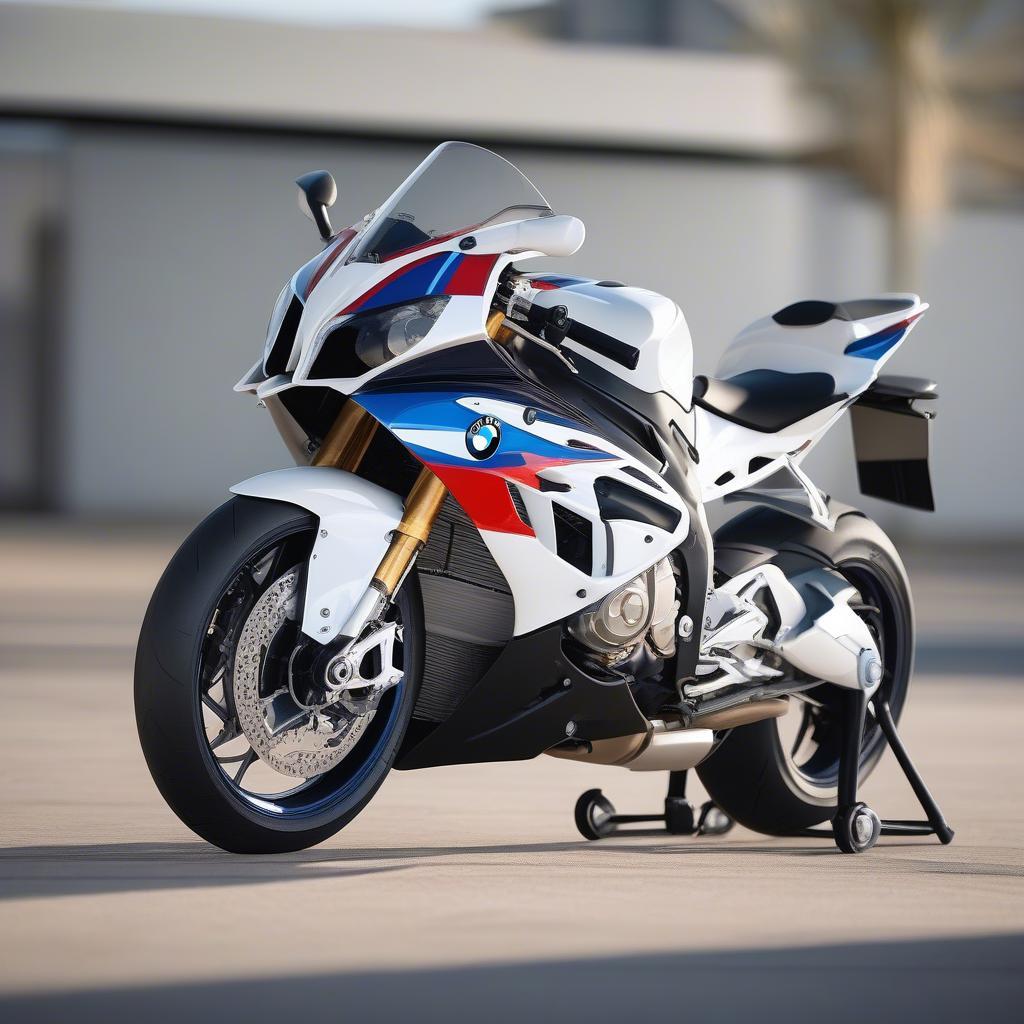 BMW S1000RR góc nhìn từ bên phải