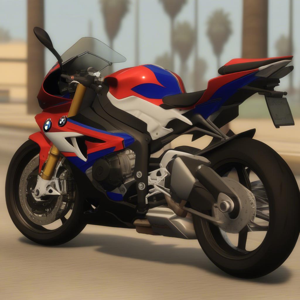 BMW S1000RR GTA SNA: Đồ họa chân thực