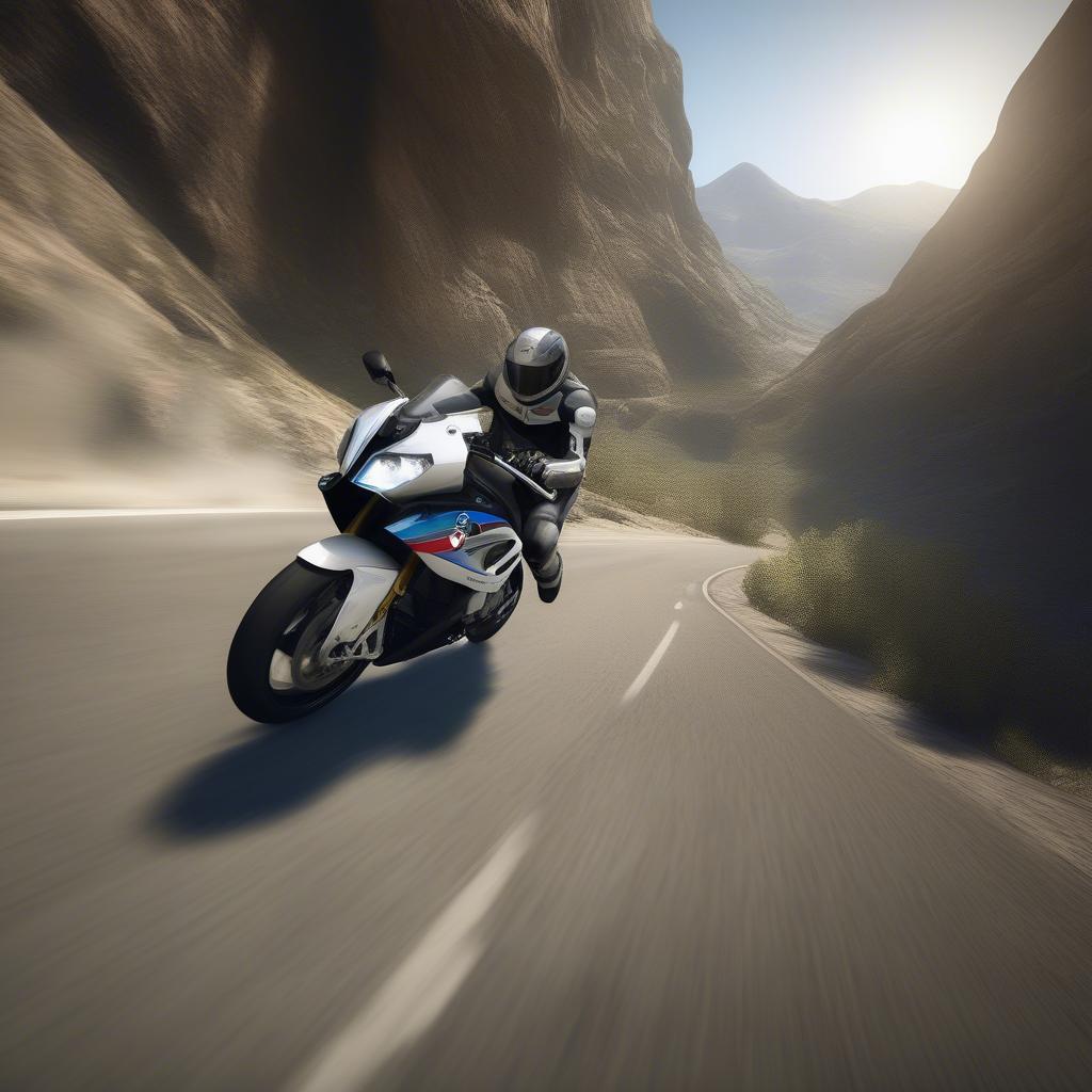 BMW S1000RR GTAALL Drift Trên Đường Đèo