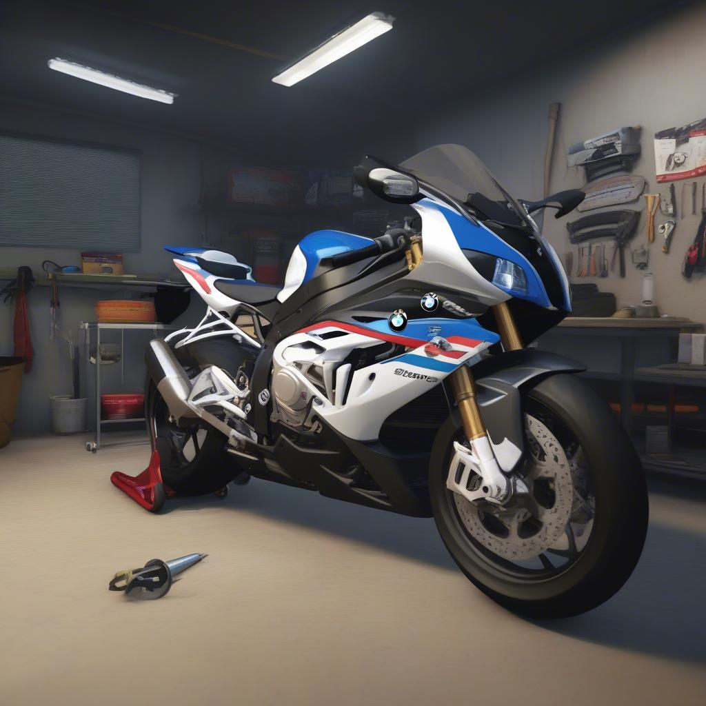 BMW S1000RR GTAALL Tùy Chỉnh Trong Gara