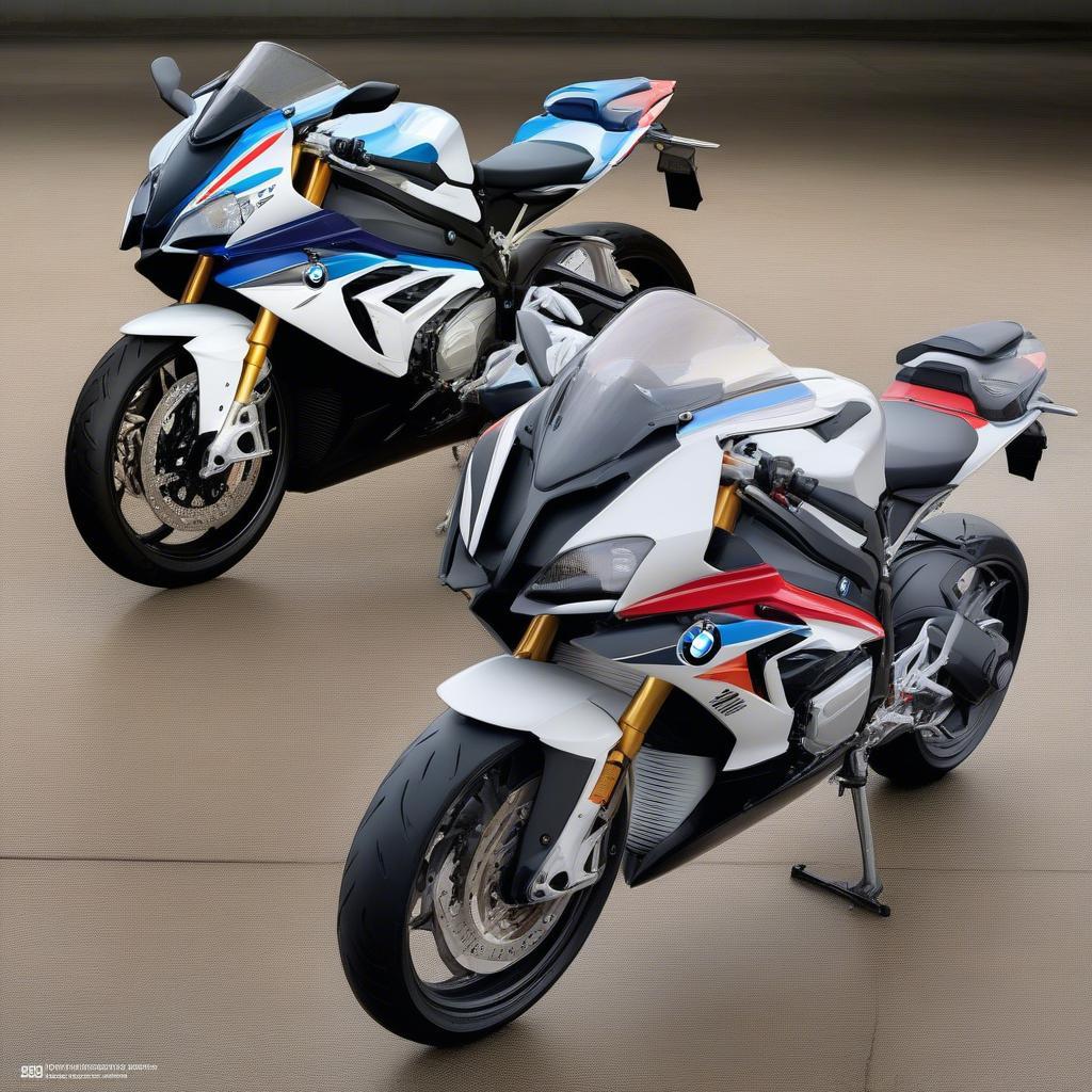 So sánh ngoại hình BMW S1000RR Thái và Đức