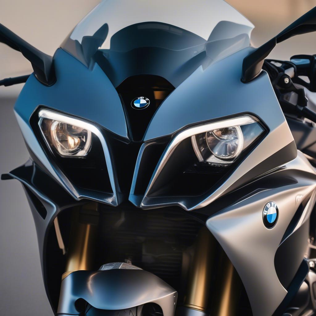 Thiết kế đột phá của BMW S1000RR với đèn pha bất đối xứng