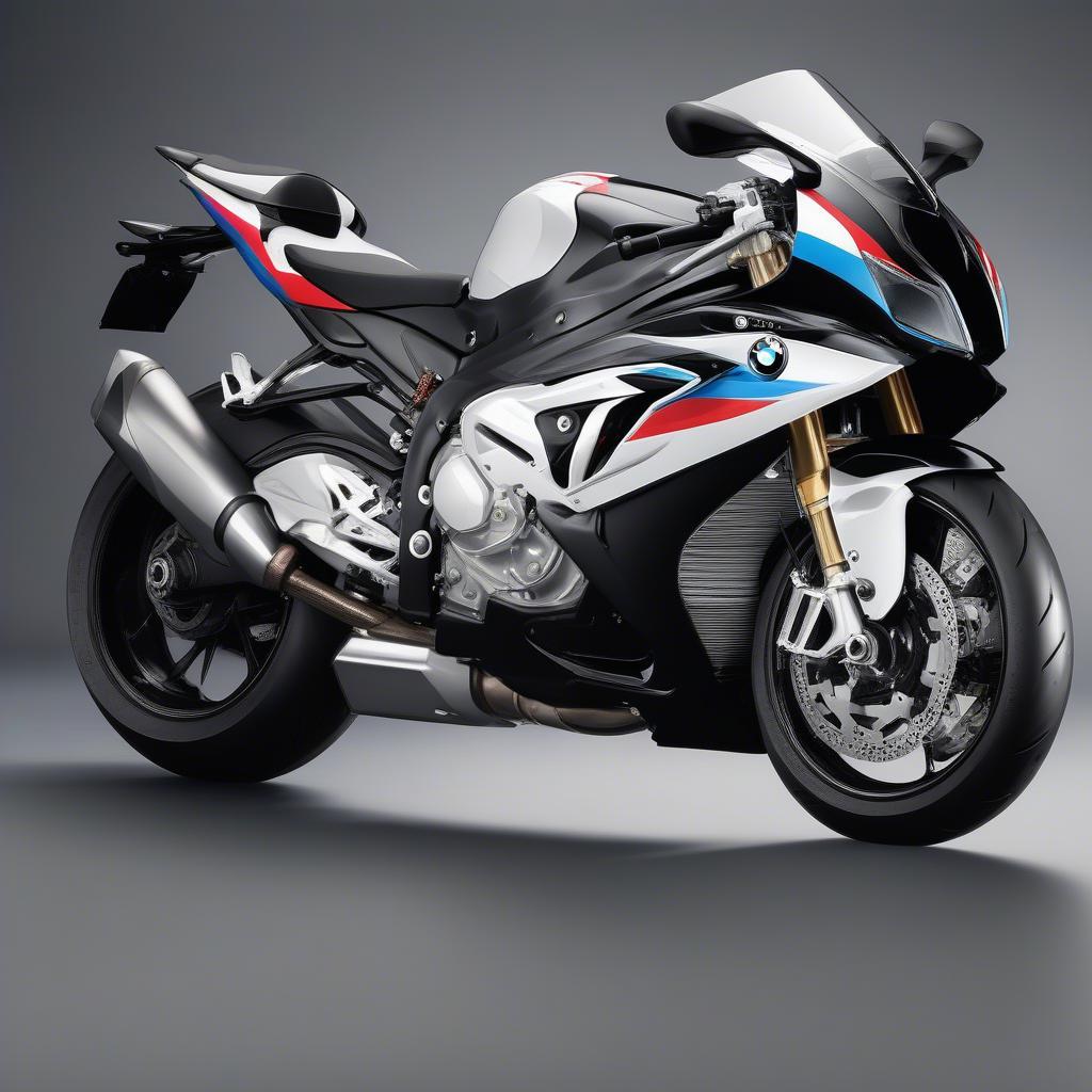 BMW S1000RR với thiết kế khí động học sắc bén