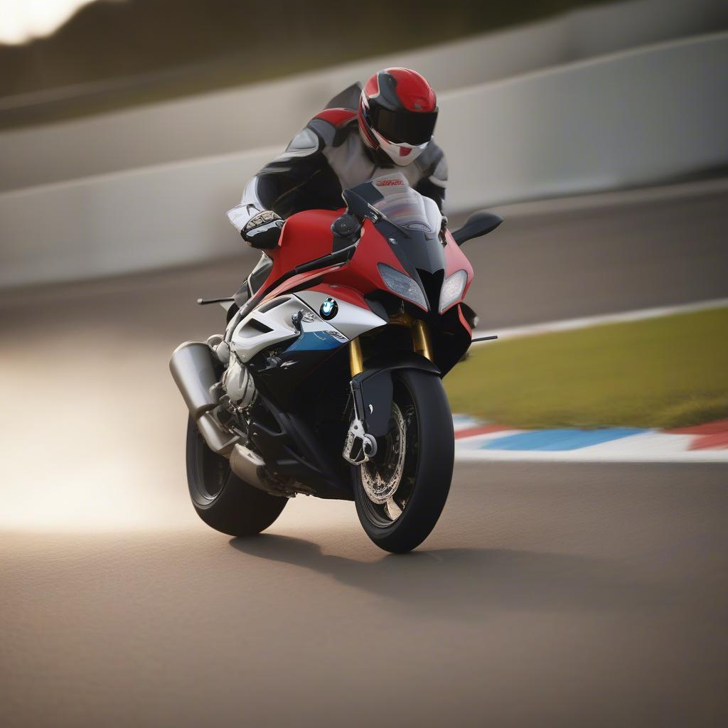 BMW S1000RR trên đường đua