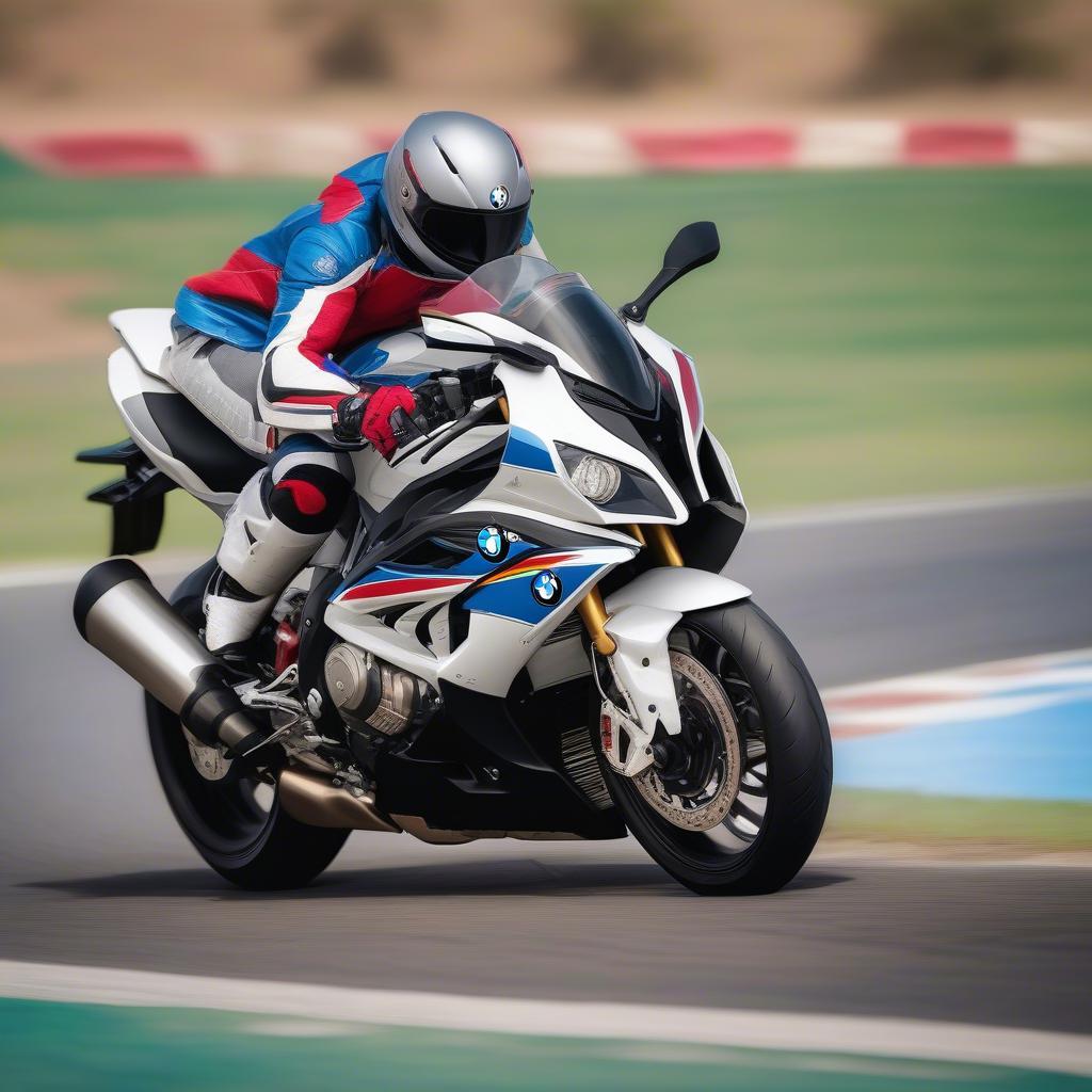 BMW S1000RR trên đường đua Ấn Độ