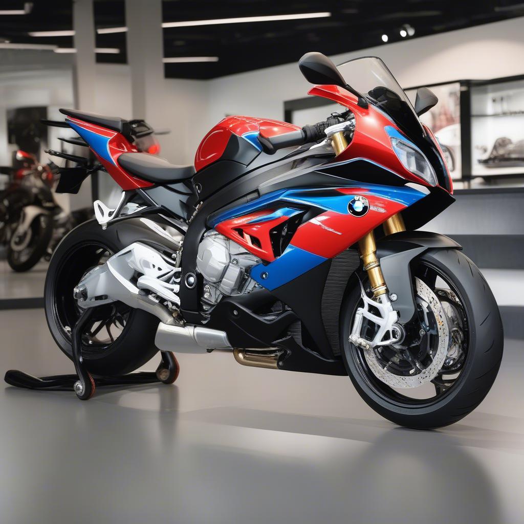 BMW S1000RR trưng bày tại showroom