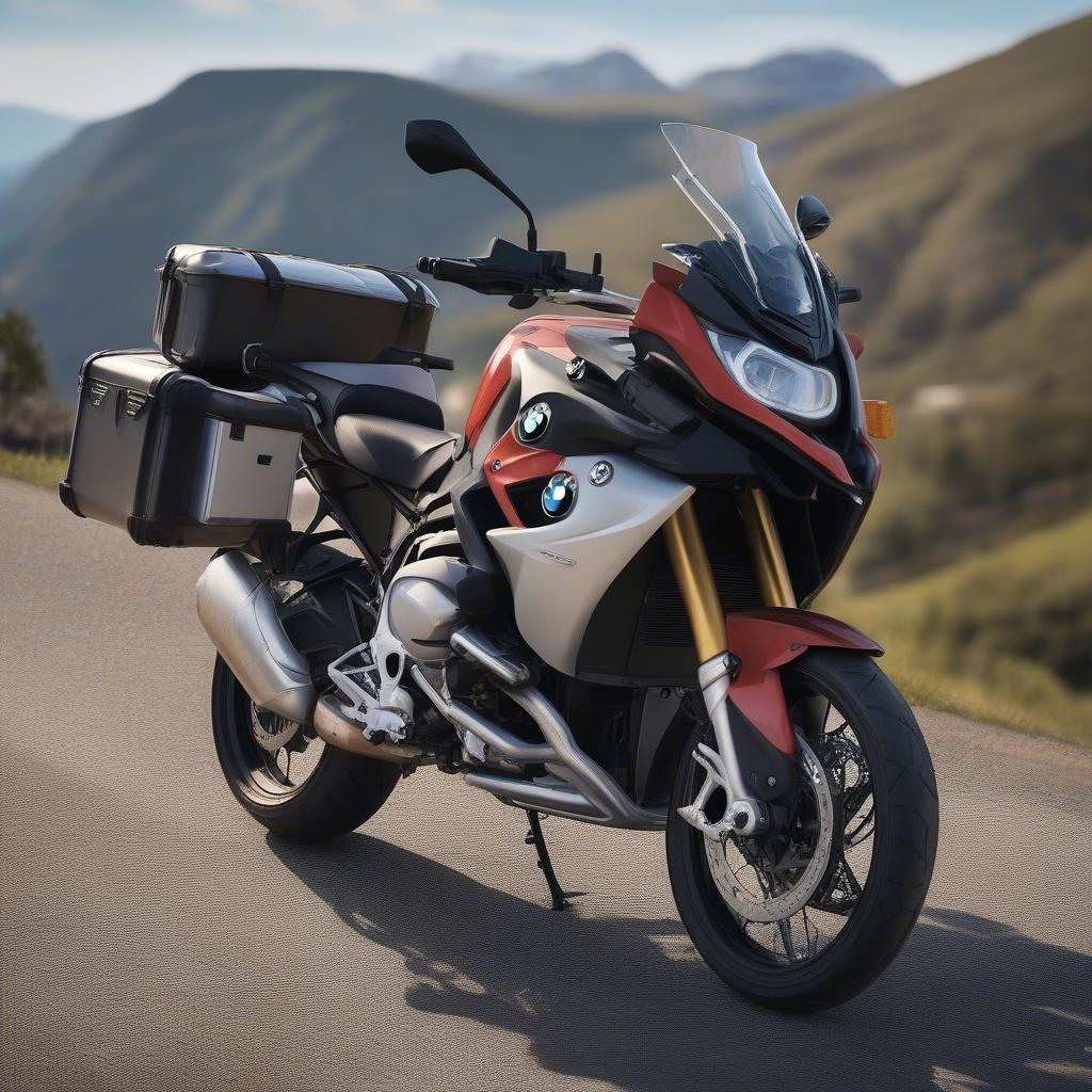 BMW S1000XR với hệ thống docking station tiện lợi