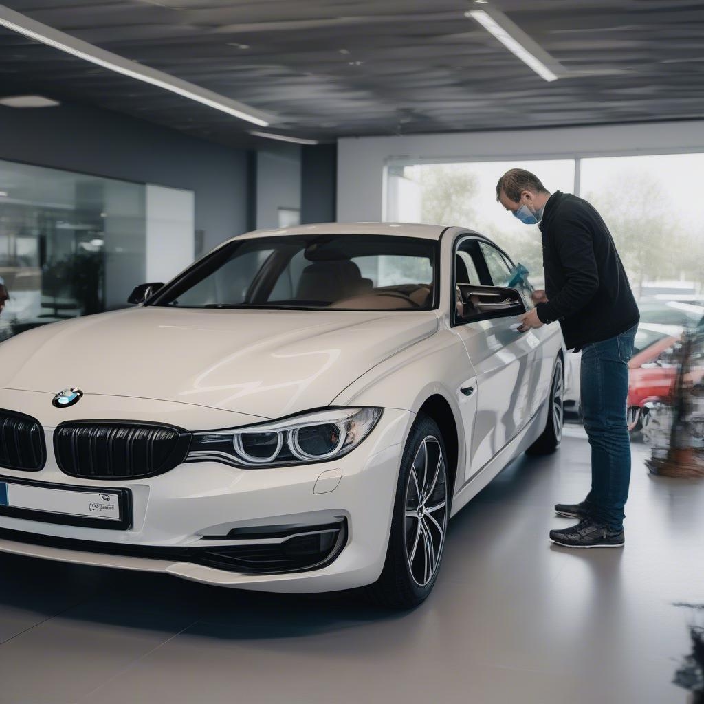 Kiểm tra nội ngoại thất BMW Saumur Occasion