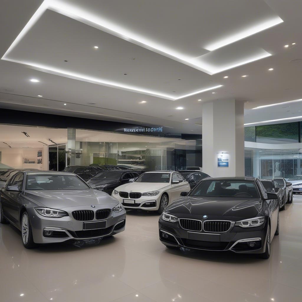 Showroom BMW Seminovos RJ trưng bày các mẫu xe đã qua sử dụng