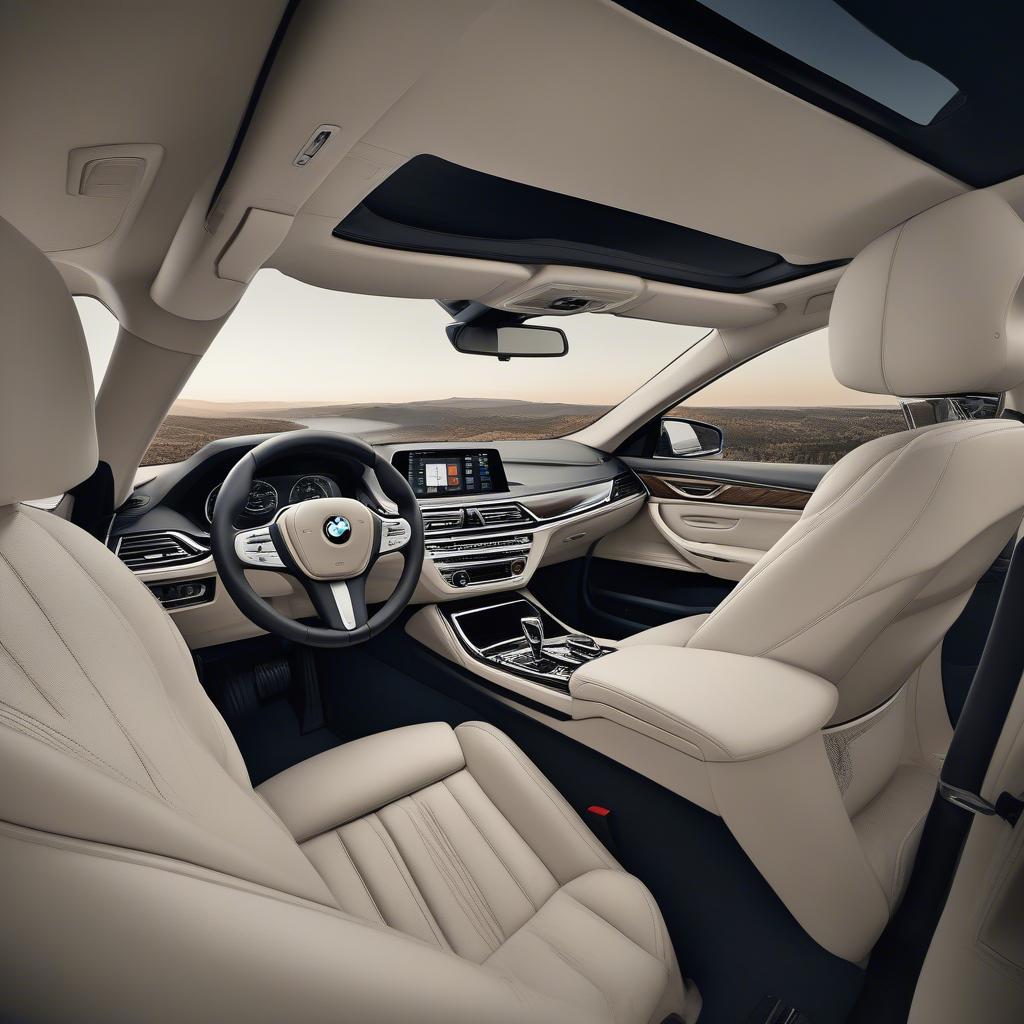 BMW Seria 7 GT Nội Thất Sang Trọng và Tiện Nghi