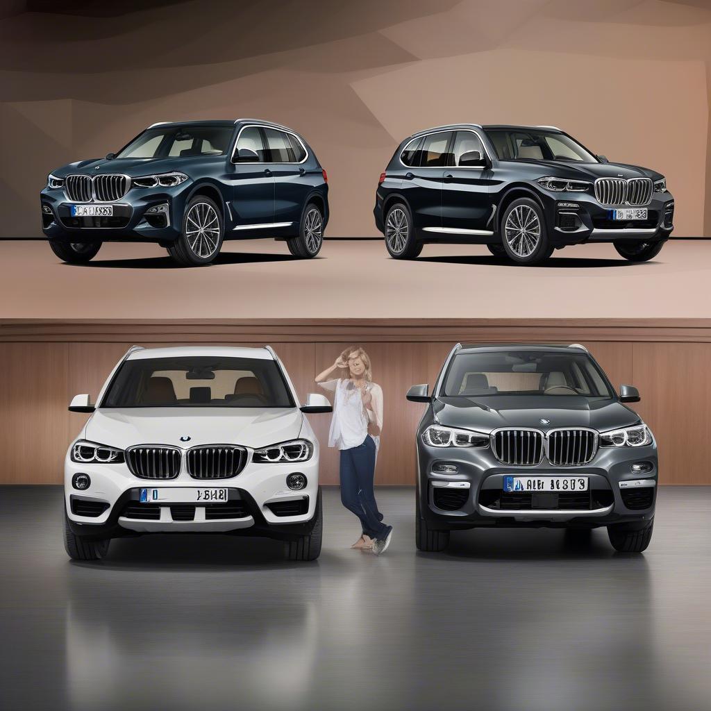 BMW Series 3, 5, X3, X5 và giá bán