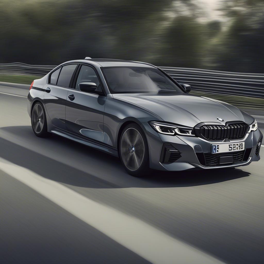 Hình ảnh BMW Series 3 với thiết kế thể thao và hiện đại