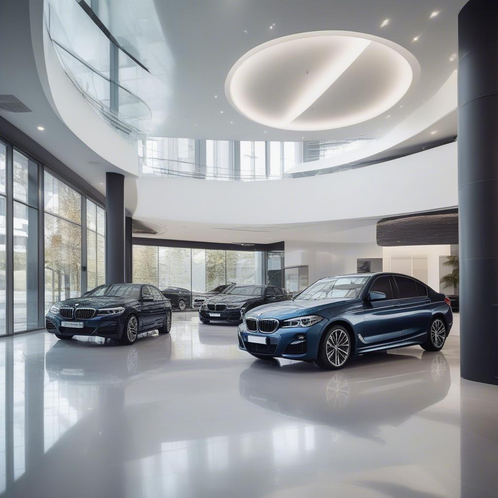 Không gian sang trọng tại BMW Showroom Sala