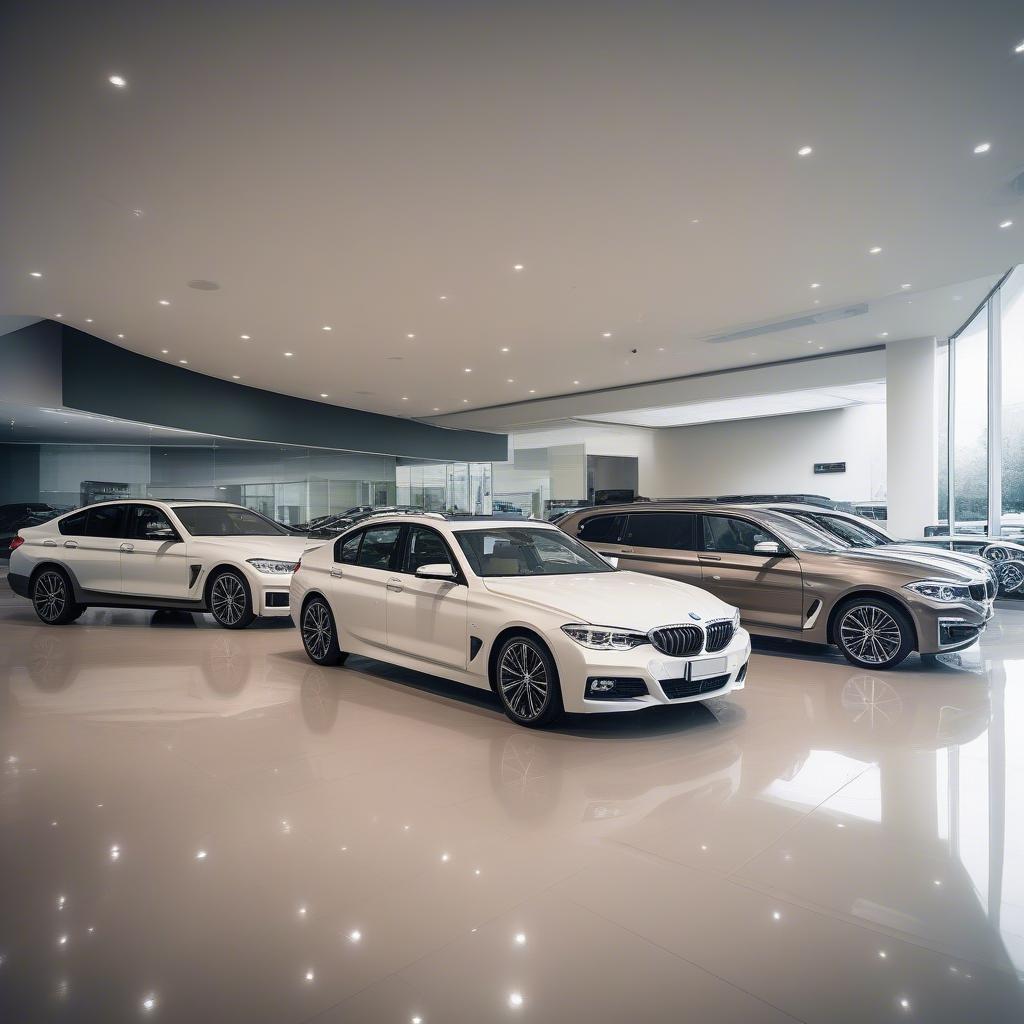 Showroom BMW Thaco trưng bày các mẫu xe mới nhất