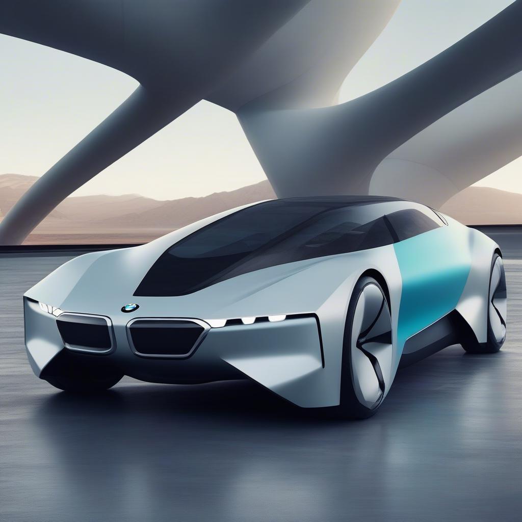 Xe concept điện BMW tương lai với thiết kế hiện đại và công nghệ tiên tiến