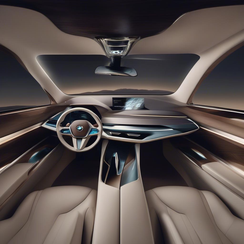 Nội thất tổng quan BMW Vision Future Luxury Concept