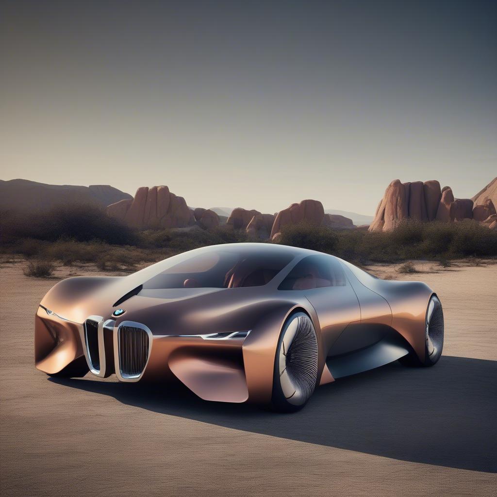 Thiết kế ngoại thất của BMW Vision Next 100