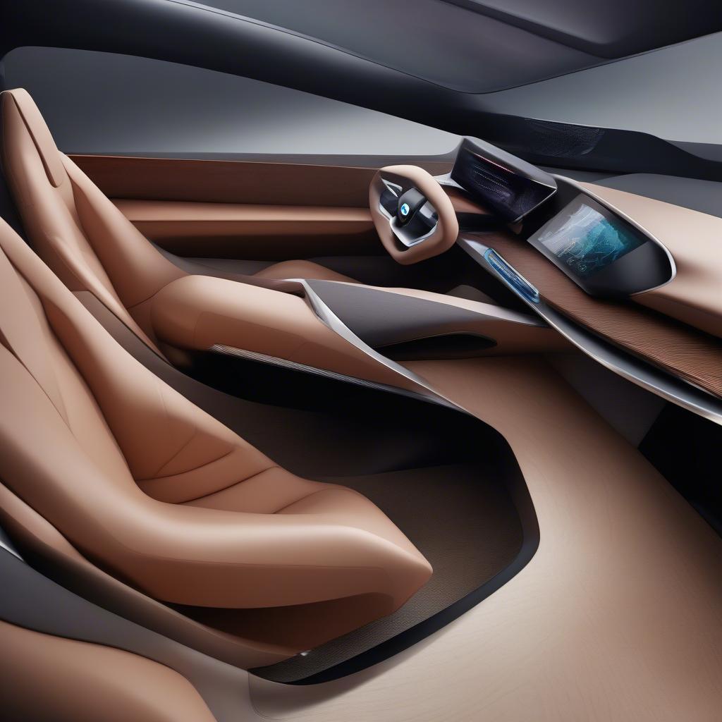 Nội thất hiện đại BMW Vision Next 100