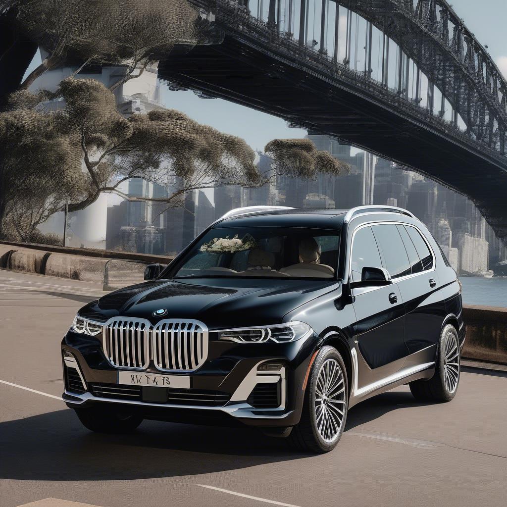 Xe cưới BMW X7 đẳng cấp tại Sydney