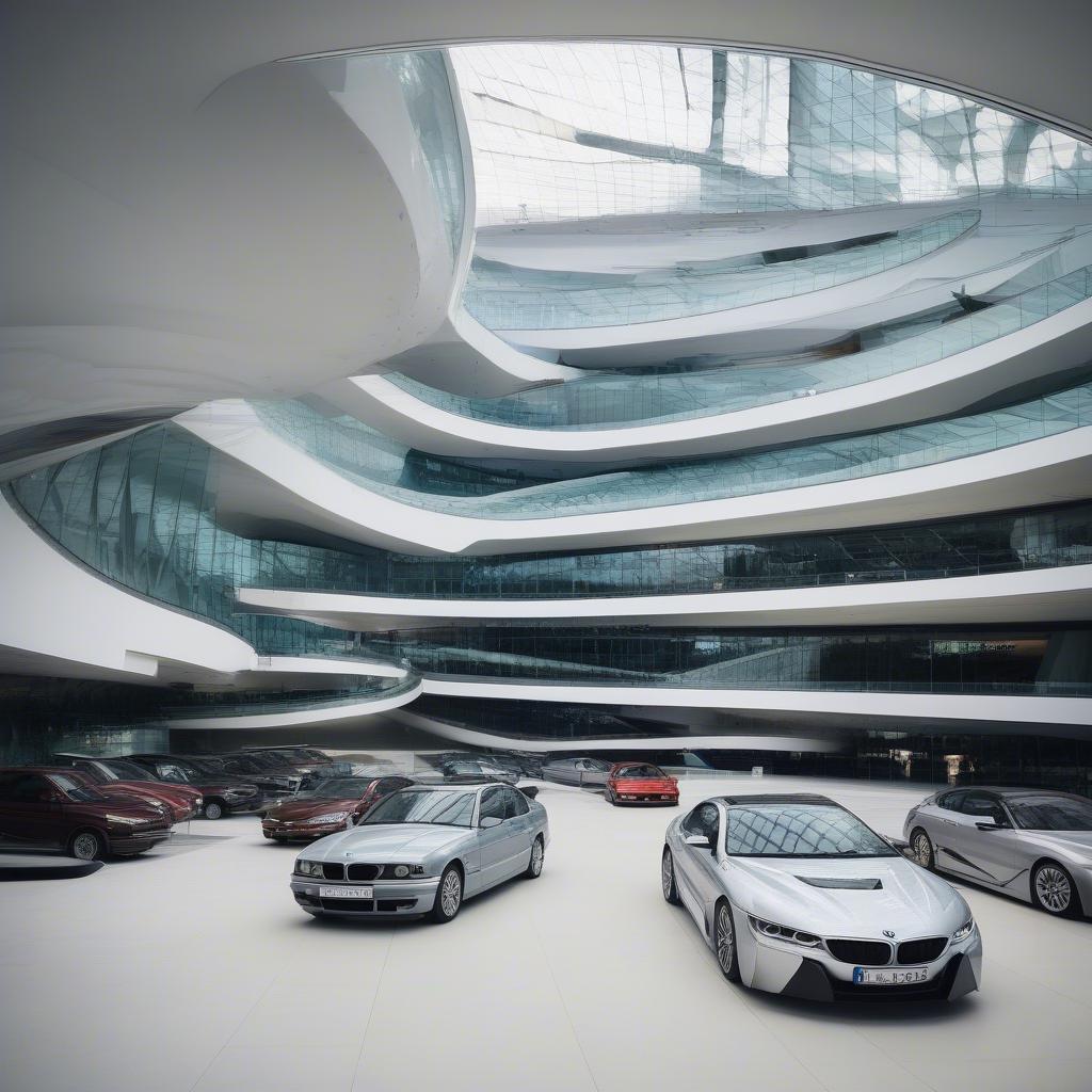 Kiến trúc hiện đại của BMW Welt tại Munich