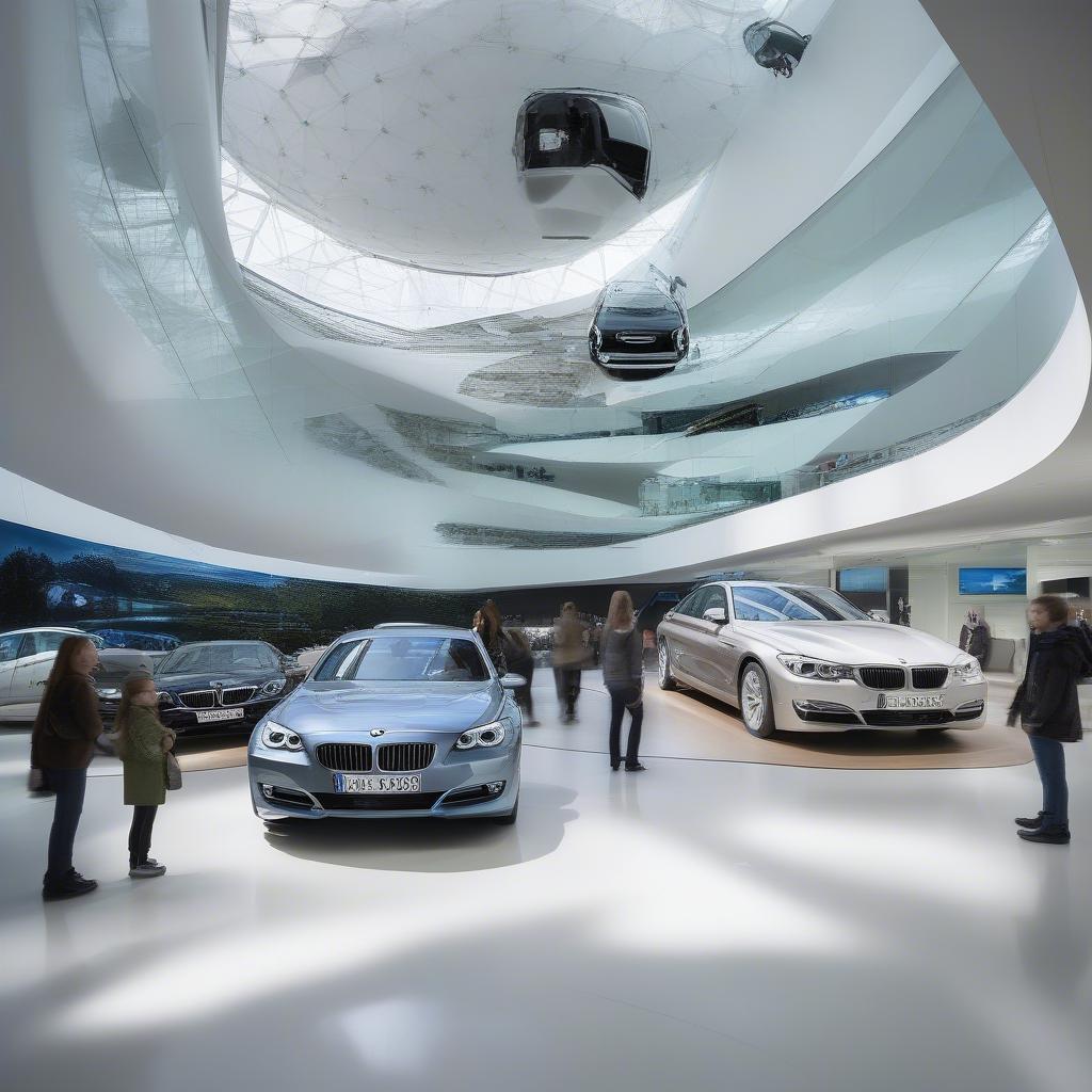 BMW Welt Munich: Trung tâm trải nghiệm đa phương tiện cho khách tham quan.